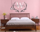 Deer Antler Family Name Decal